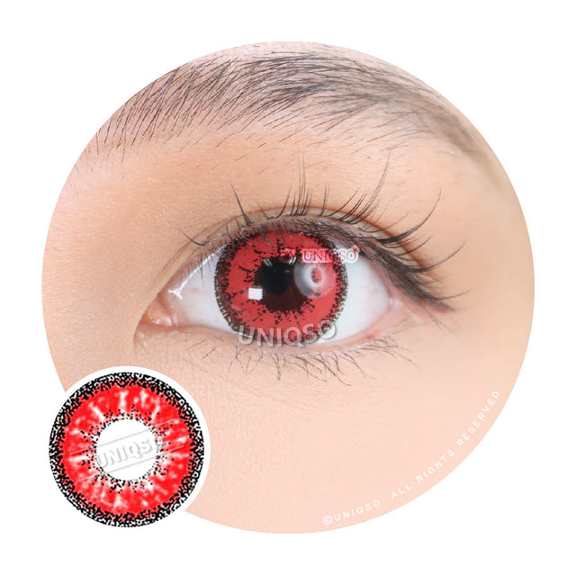 Kazzue Vivid Brilliant Red (1 lens/pack)-Colored Contacts-UNIQSO EU