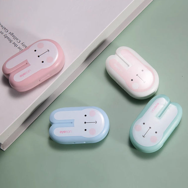 Lens Case Travel Kit - Cute Long Ears Bunny-Lens Case-UNIQSO EU