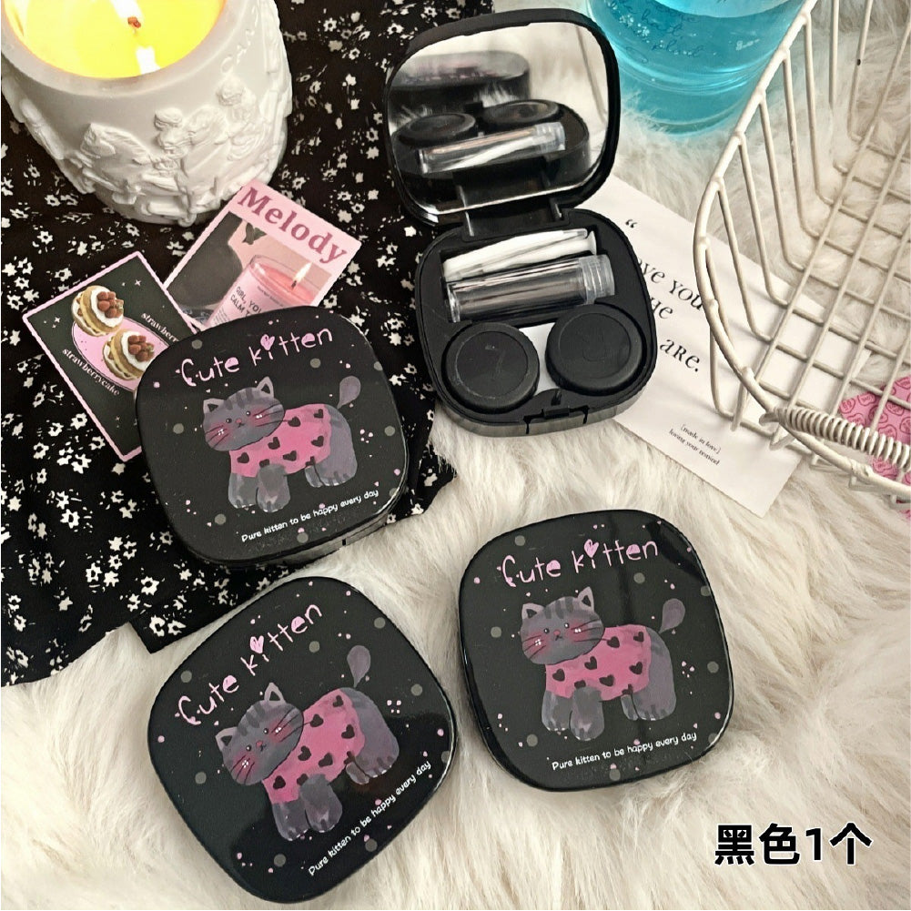 Lens Case Travel Kit - Happy Cute Kitten-Lens Case-UNIQSO EU