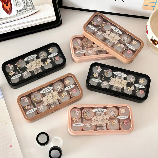 Lens Case Travel Kit - Mochi Bear-Lens Case-UNIQSO EU