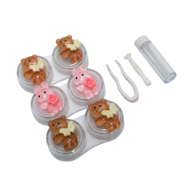 Lens Case Travel Kit - Multiple Casings (3 Pairs & Random Design)-Lens Case-UNIQSO EU