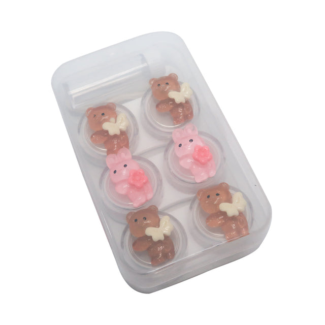 Lens Case Travel Kit - Multiple Casings (3 Pairs & Random Design)-Lens Case-UNIQSO EU