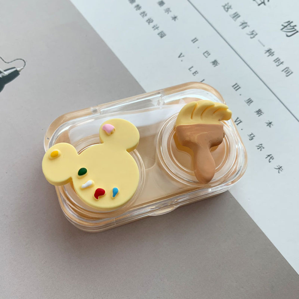 Mouse & Brush Leak Proof Lens Case-Lens Case-UNIQSO EU