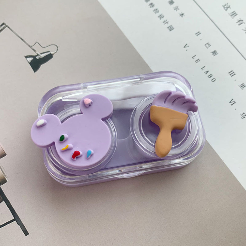 Mouse & Brush Leak Proof Lens Case-Lens Case-UNIQSO EU