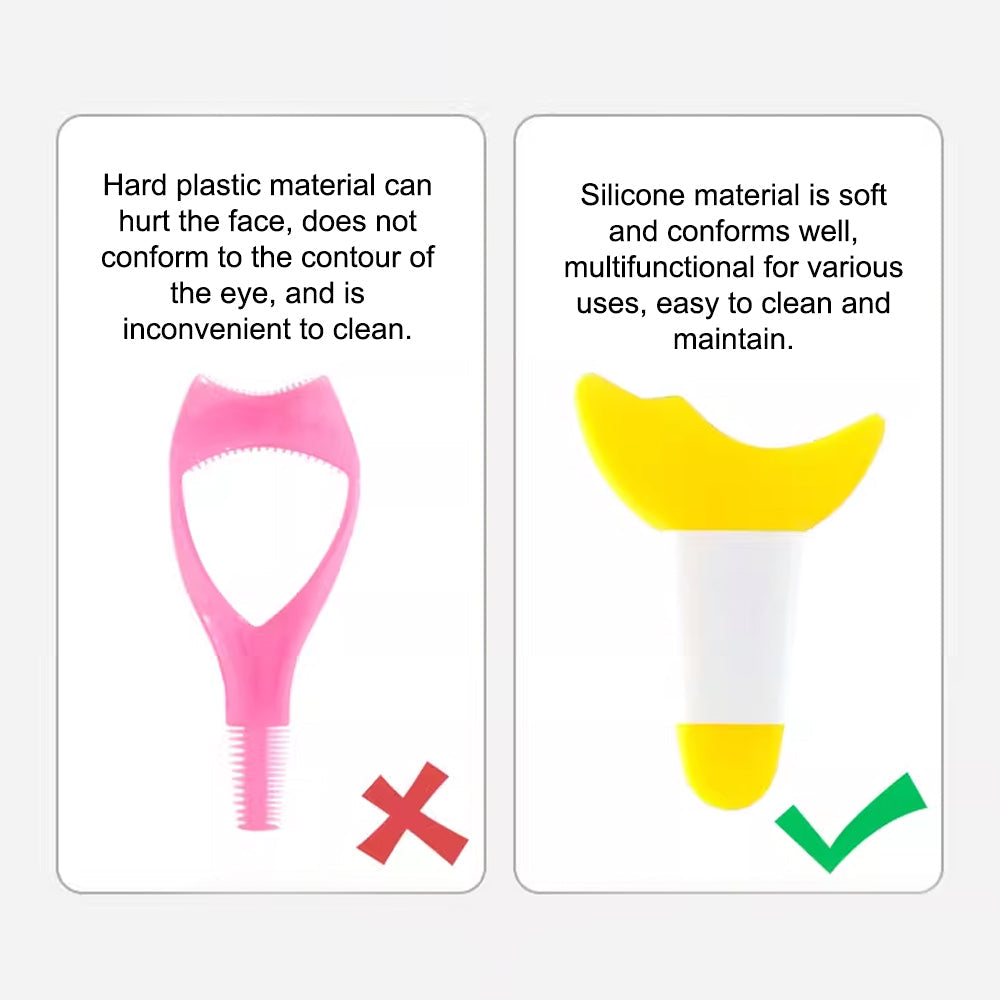 Multifunctional Eye Makeup Tool For Eyeliner, Eyeshadow, Mascara, Lower Lashes Shield-Eye Makeup Tool-UNIQSO EU