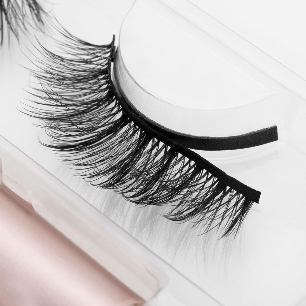 Natural Long Faux Mink Magnetic Eyelashes With Eyeliner-Magnetic Eyelash-UNIQSO EU