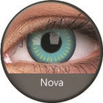 Phantasee Crazy Blue Nova (2 lenses/pack)-Crazy Contacts-UNIQSO EU