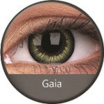 Phantasee Crazy Gold Gaia (2 lenses/pack)-Crazy Contacts-UNIQSO EU