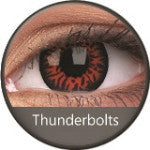 Phantasee Crazy Red Thunderbolt (2 lenses/pack)-Crazy Contacts-UNIQSO EU