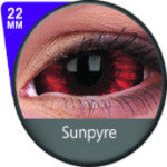 Phantasee Red Black Sclera Contacts Sunpyre (2 lenses/pack)-Sclera Contacts-UNIQSO EU