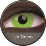 Phantasee UV Glow Crazy Lens Green (2 lenses/pack)-UV Contacts-UNIQSO EU