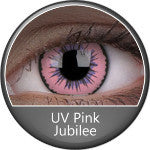 Phantasee UV Glow Crazy Lens Pink Jubilee (2 lenses/pack)-UV Contacts-UNIQSO EU