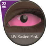 Phantasee UV Glow Pink Sclera Lens Raiden Pink (2 lenses/pack)-Sclera UV Contacts-UNIQSO EU