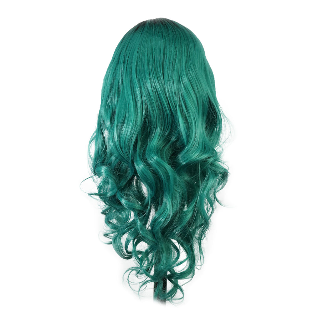 Premium Wig - Emerald Green Sleek Extra Long Lace Front Wig-Lace Front Wig-UNIQSO EU