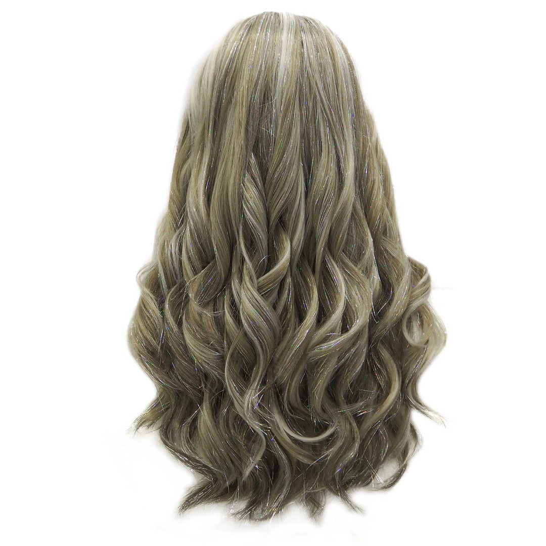 Premium Wig - Long Tinsel Grey Ombre Lace Front Wig-Lace Front Wig-UNIQSO EU