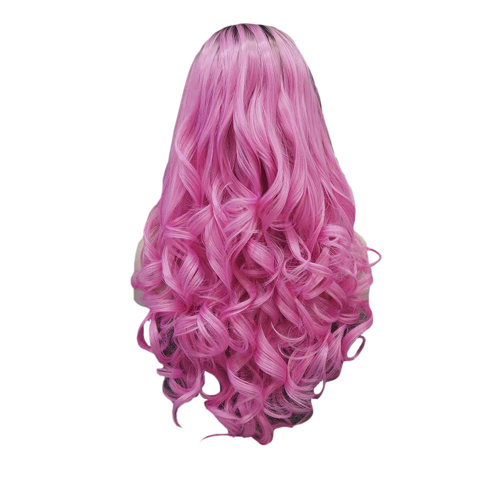 Premium Wig - Mulberry Gradient Long Bouncy Lace Front Wig-Lace Front Wig-UNIQSO EU