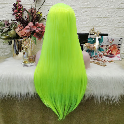 Premium Wig - Neon Yellow Silky Straight Lace Front Wig-Lace Front Wig-UNIQSO EU