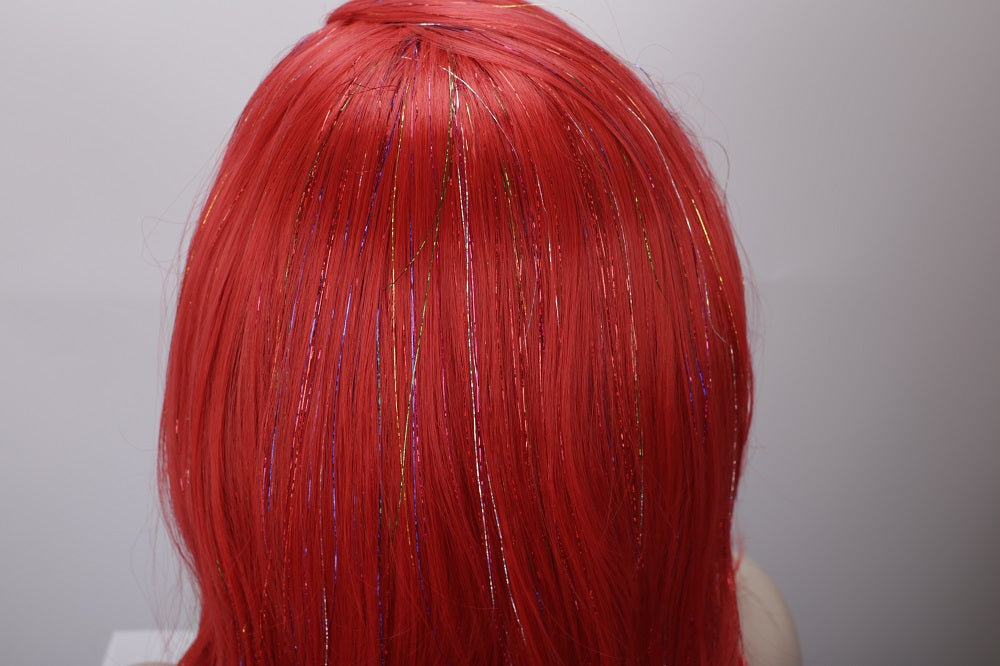 Premium Wig - Poppy Red Layered Lace Front Tinsel-Lace Front Wig-UNIQSO EU