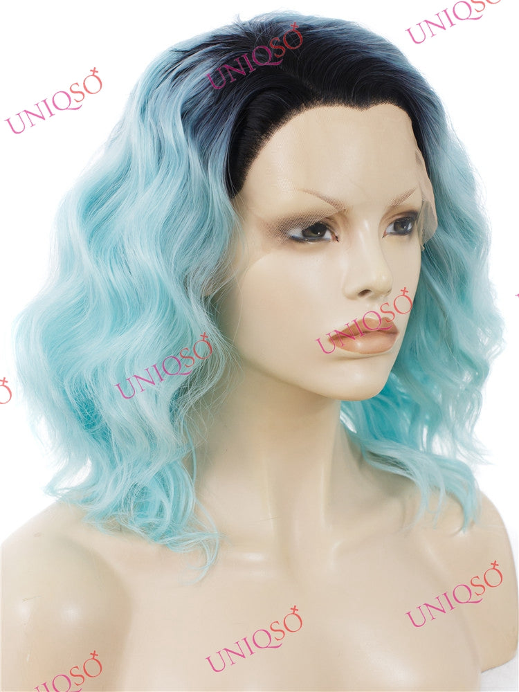 Premium Wig - Short Hippy Lace Front Curly Wig-Lace Front Wig-UNIQSO EU