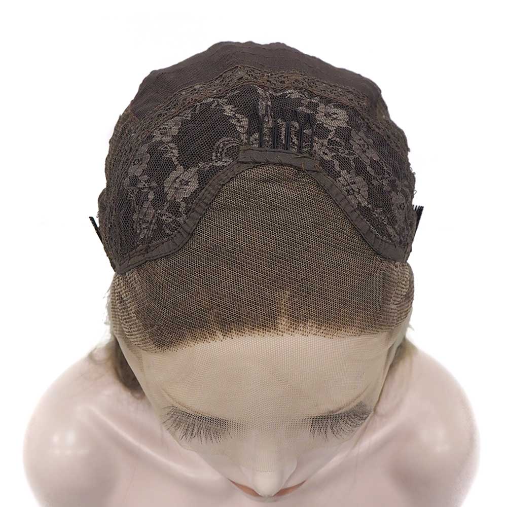 Premium Wig - Two-tone Tortilla Brown Long Straight Lace Front Wig-Lace Front Wig-UNIQSO EU