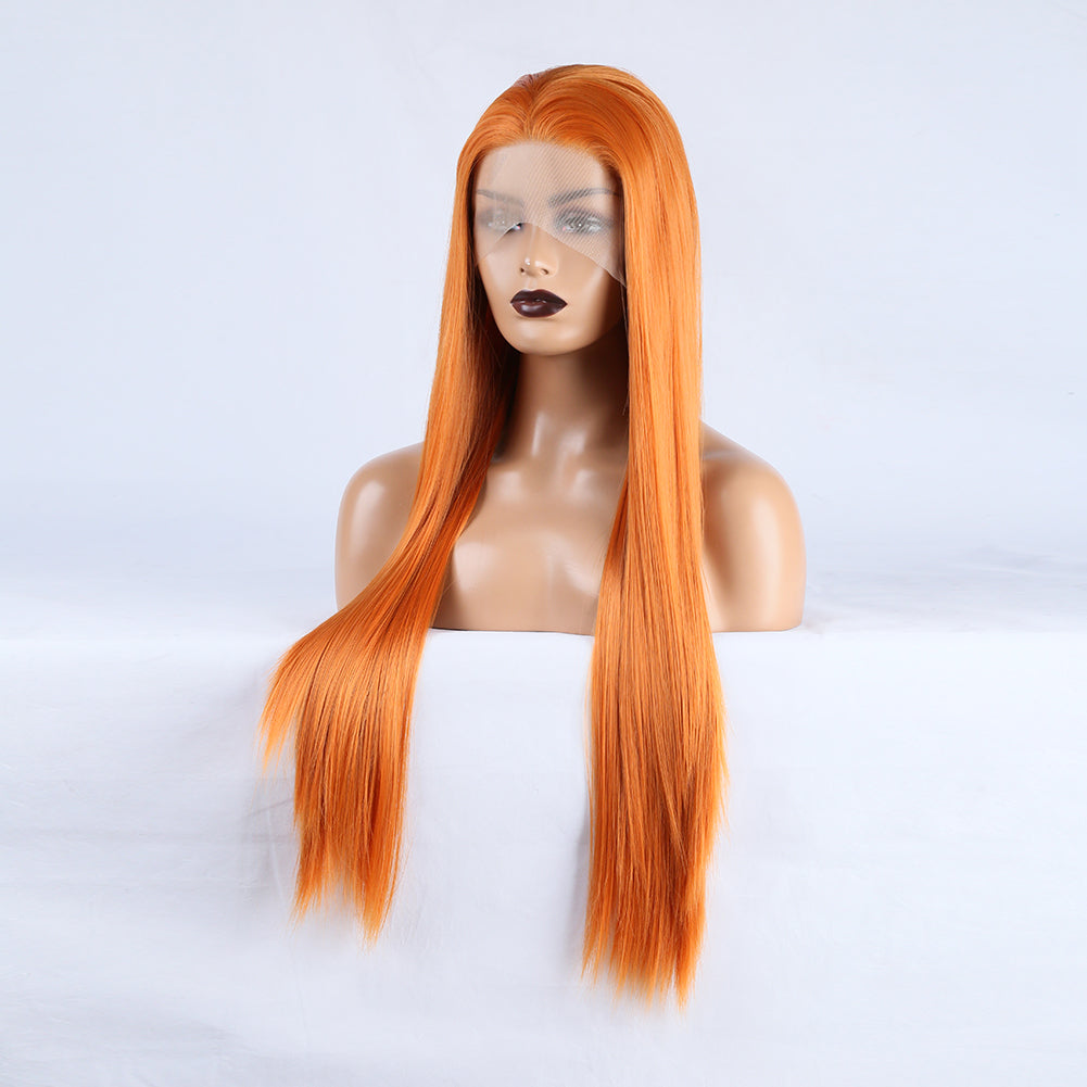 Ritzy Orange Front Lace Wig-Lace Front Wig-UNIQSO EU