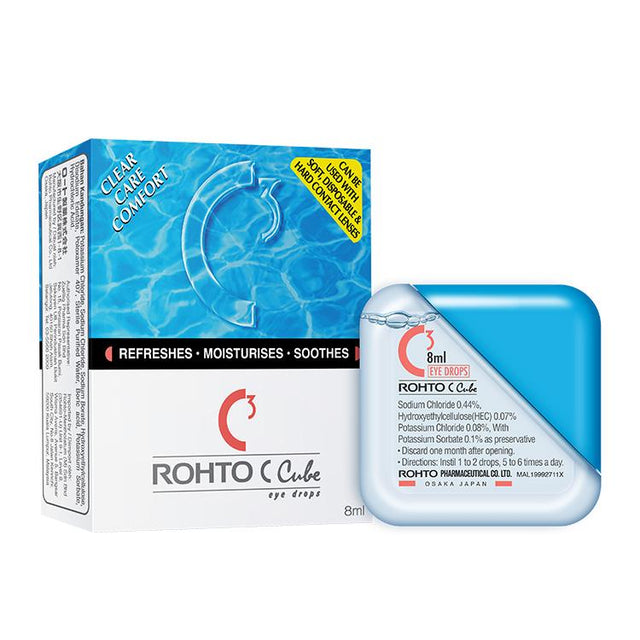 Rohto C Cube Eye Drop-Eye drops-UNIQSO EU