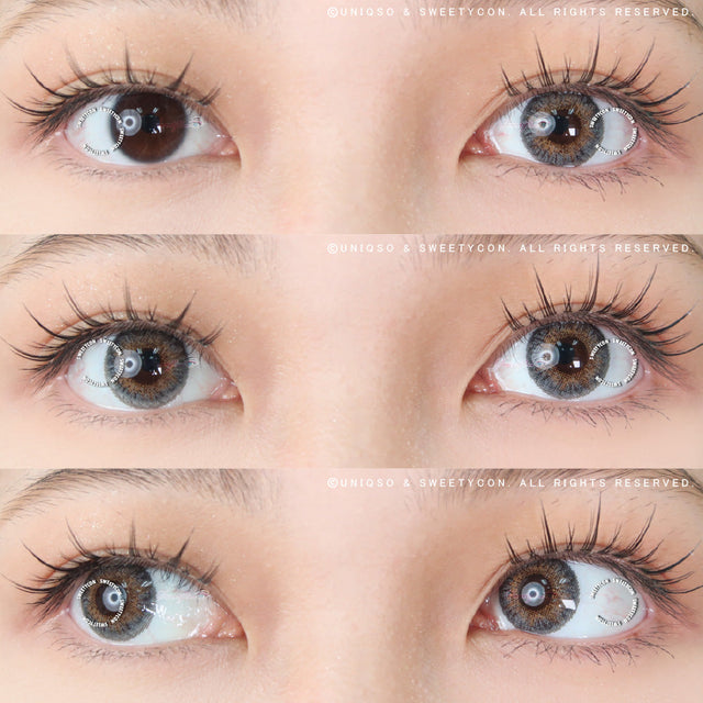 Sweety 3 Tones Gray (1 lens/pack)-Colored Contacts-UNIQSO EU