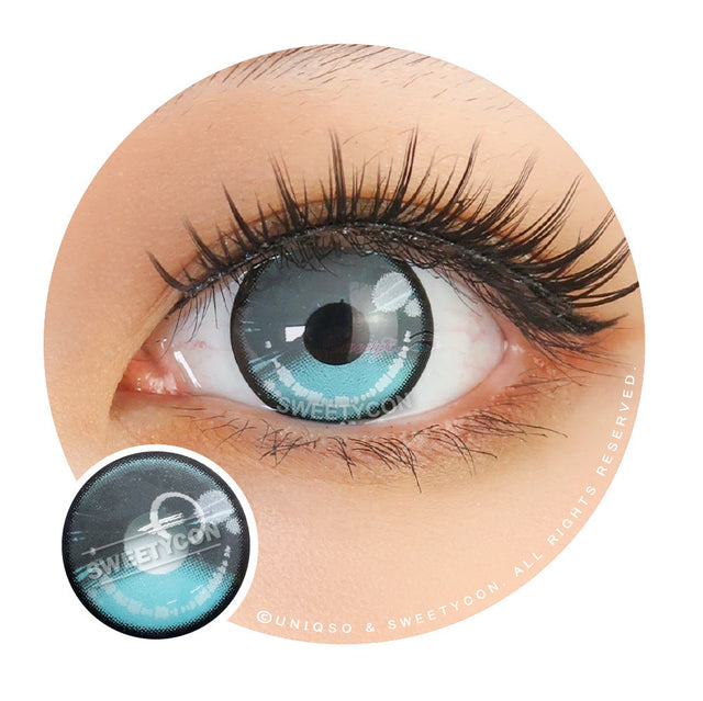 Sweety Anime 2 Gray Blue (1 lens/pack)-Colored Contacts-UNIQSO EU