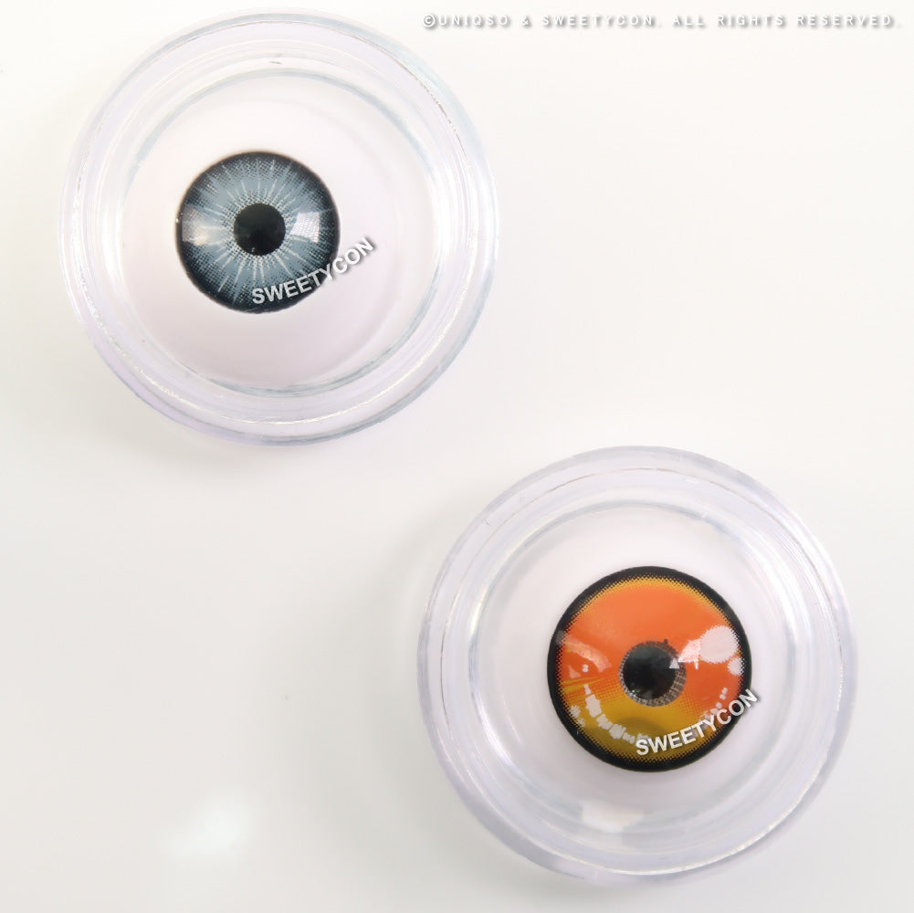 Sweety Anime 2 Yellow Orange (1 lens/pack)-Colored Contacts-UNIQSO EU