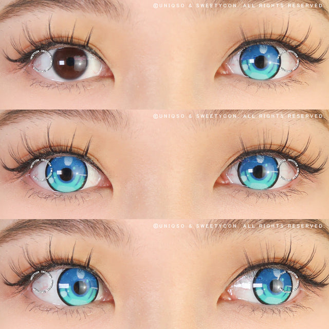 Sweety Anime 3 Blue (1 lens/pack)-Colored Contacts-UNIQSO EU