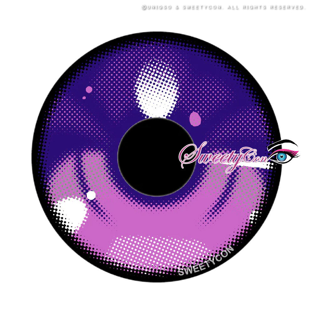 Sweety Anime 3 Violet (1 lens/pack)-Colored Contacts-UNIQSO EU