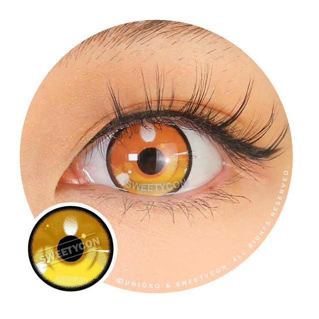 Sweety Anime 3 Yellow (1 lens/pack)-Colored Contacts-UNIQSO EU