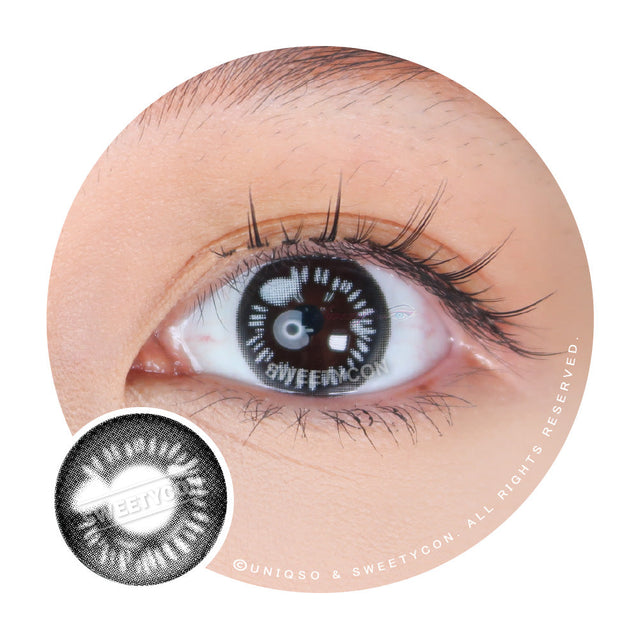 Sweety Anime Black (1 lens/pack)-Colored Contacts-UNIQSO EU