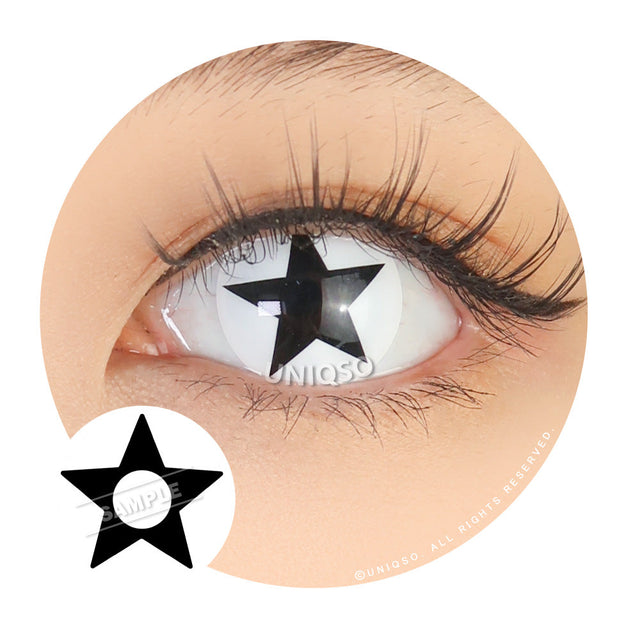 Sweety Anime Black Star (1 lens/pack)-Colored Contacts-UNIQSO EU