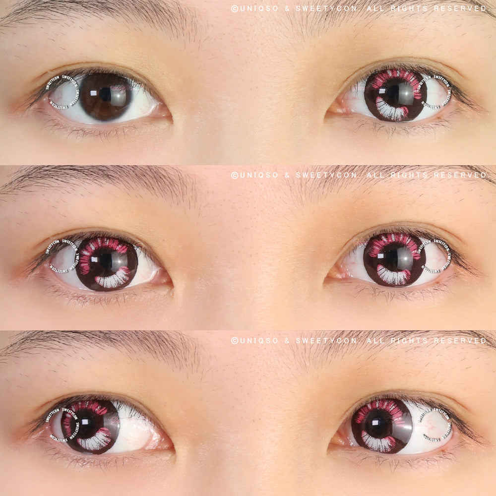 Sweety Anime Boba Violet (1 lens/pack)-Colored Contacts-UNIQSO EU