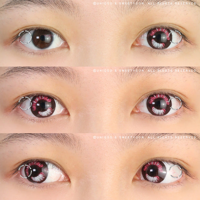 Sweety Anime Boba Violet (1 lens/pack)-Colored Contacts-UNIQSO EU