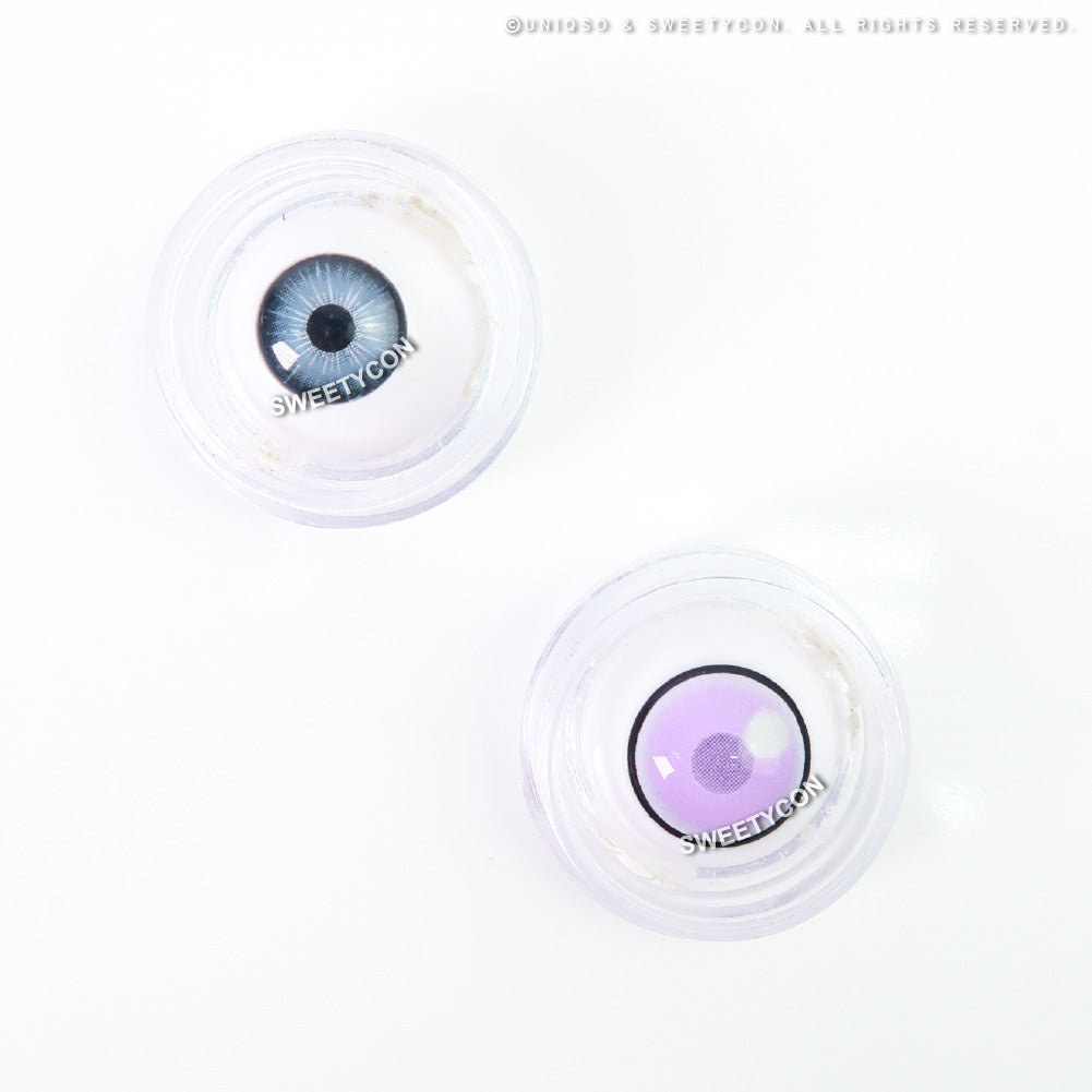 Sweety Anime Cloud Rim Violet (1 lens/pack)-Colored Contacts-UNIQSO EU