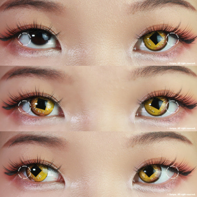 Sweety Anime Diamond Yellow (1 lens/pack)-Colored Contacts-UNIQSO EU