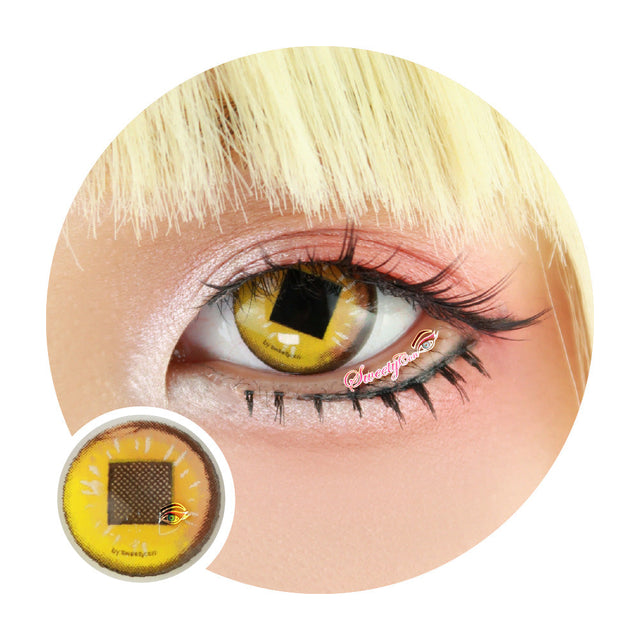 Sweety Anime Diamond Yellow (1 lens/pack)-Colored Contacts-UNIQSO EU