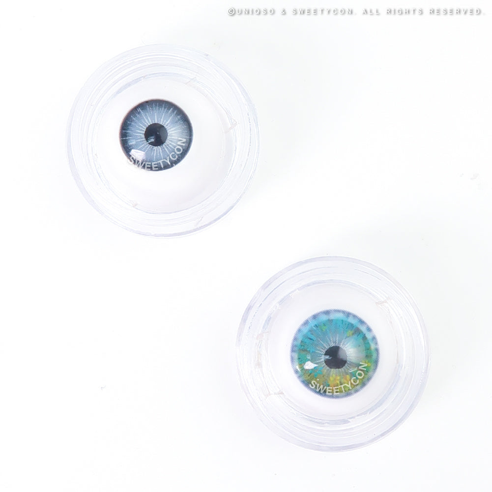 Sweety Anime Flower Blue (1 lens/pack)-Colored Contacts-UNIQSO EU