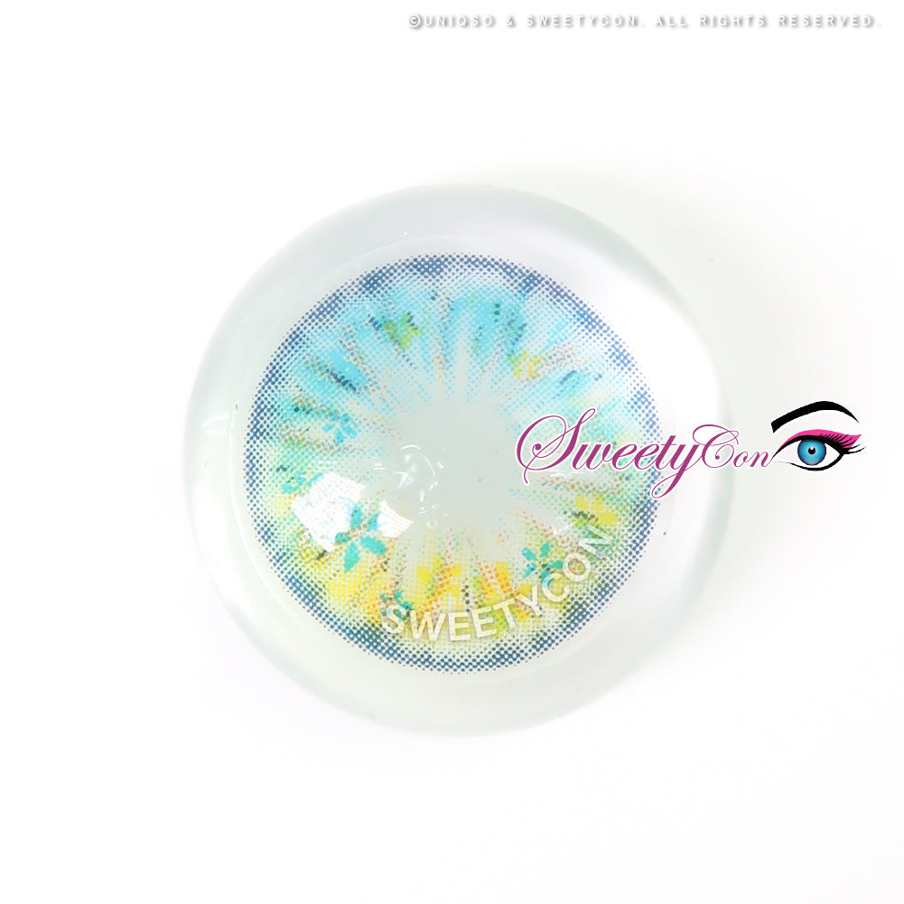 Sweety Anime Flower Blue (1 lens/pack)-Colored Contacts-UNIQSO EU