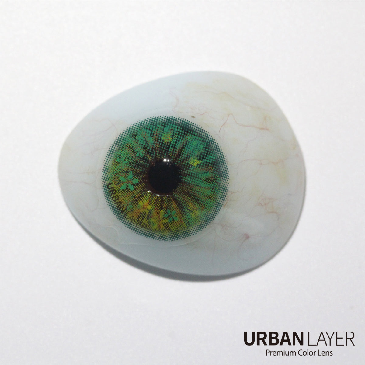 Sweety Anime Flower Green (1 lens/pack)-Colored Contacts-UNIQSO EU
