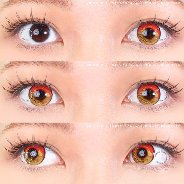 Sweety Anime Red (1 lens/pack)-Colored Contacts-UNIQSO EU
