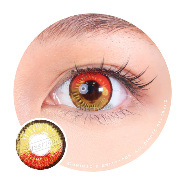 Sweety Anime Red (1 lens/pack)-Colored Contacts-UNIQSO EU