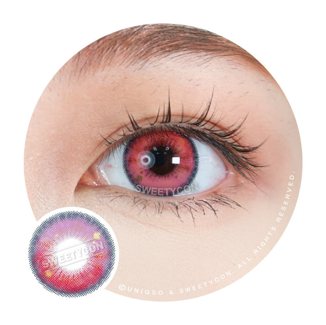 Sweety Anime Tear Pink (1 lens/pack)-Colored Contacts-UNIQSO EU