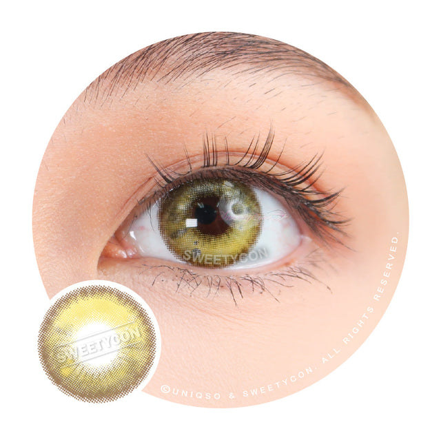 Sweety Anime Tear Yellow (1 lens/pack)-Colored Contacts-UNIQSO EU