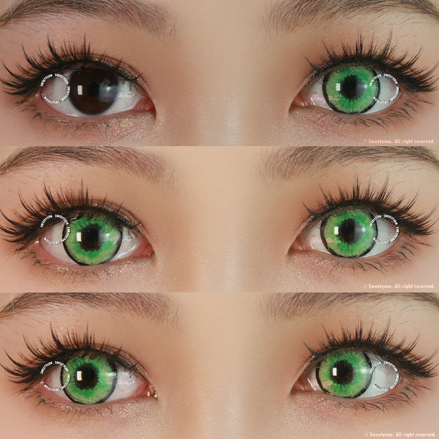 Sweety Aquaman Green (1 lens/pack)-Colored Contacts-UNIQSO EU