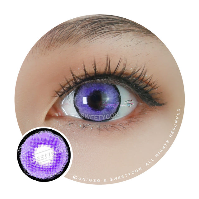 Sweety Aquaman Violet (1 lens/pack)-Colored Contacts-UNIQSO EU
