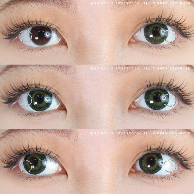 Sweety Aurelia Green (1 lens/pack)-Colored Contacts-UNIQSO EU