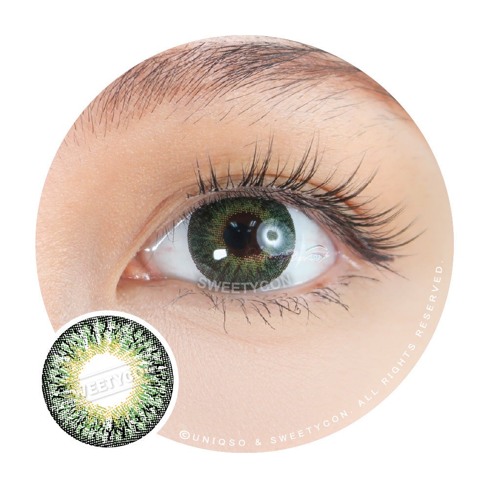 Sweety Aurelia Green colored contacts